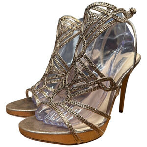 INC International Concepts Sharee 2 Women 9M Champagne Stiletto Heels